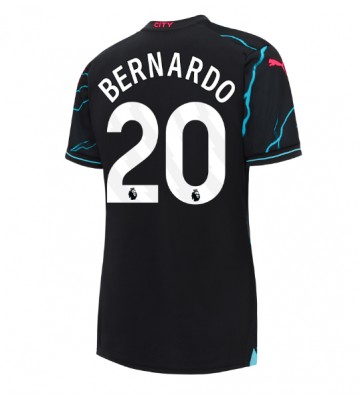 Manchester City Bernardo Silva #20 Replika Tredjetrøje Dame 2023-24 Kortærmet